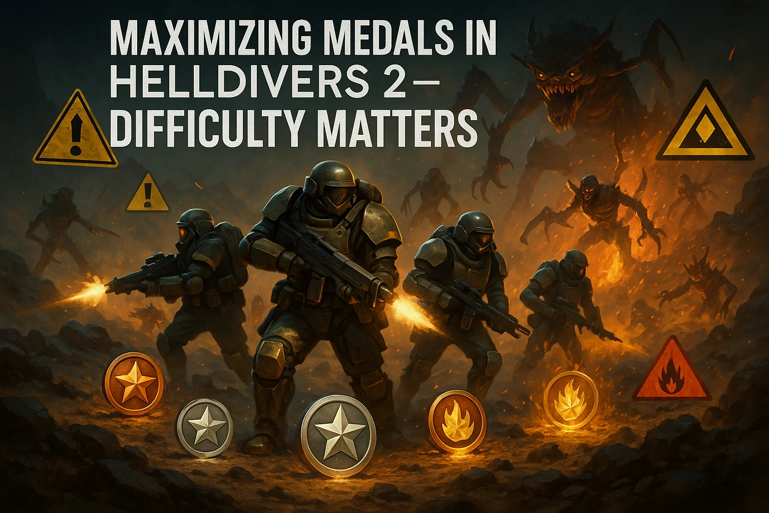 Complete Breakdown of Medals Difficulty in Helldivers 2